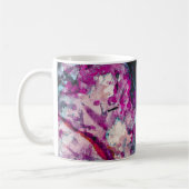 Mug Ruby et Sapphire Crystal Geode Abstrait (Gauche)