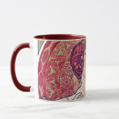 Mug Ruby (Quatre Bijoux), Alphonse Mucha (Gauche)