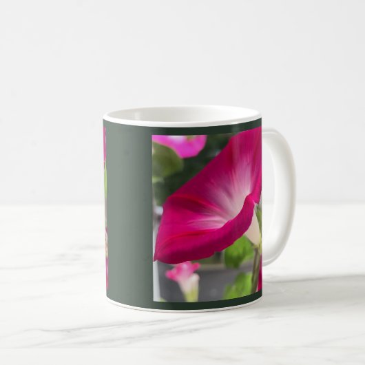 Mug Ruby Red Morning Glory (Devant droit)
