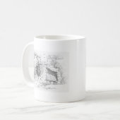 Mug ruches d'abeilles vintages (Devant gauche)