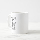 Mug Rudolf le renne a des yeux fous (Devant gauche)