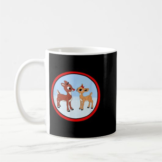 Mug Rudolph And Clarice Christmas Kids Girls Tee Reind (Gauche)