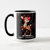 Mug Rudolph Le Nez Rouge Noël (Gauche)