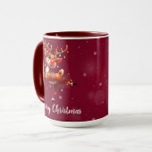 Mug Rudolph Le Nez Rouge Noël (Devant gauche)