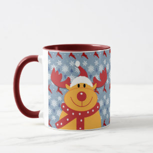 Mug Rudolph le renne à nez rouge