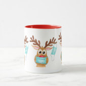Mug Rudolph le renne masqué du visage (Centre)