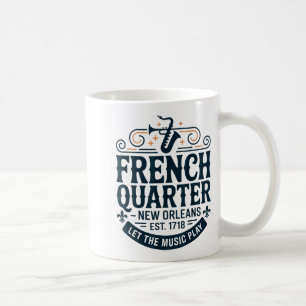 Mug Rue Bourbon Quartier Français La Nouvelle-Orléans