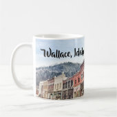 Mug Rue de banque en Wallace Idaho (Gauche)
