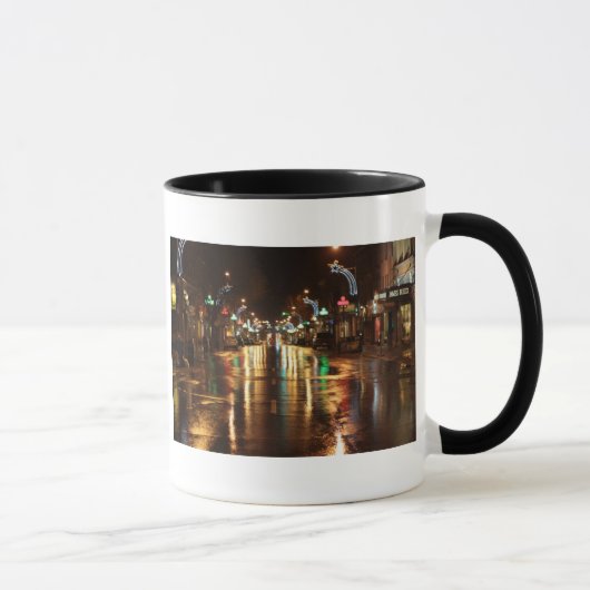 Mug Rue de la ville la nuit (Droite)