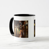 Mug Rue de la ville la nuit (Devant gauche)