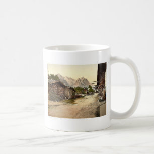 Mug Rue de village, Garmisch, Bavière supérieure,