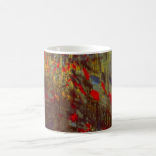 Mug Rue Montorgueil avec drapeaux de Claude Monet