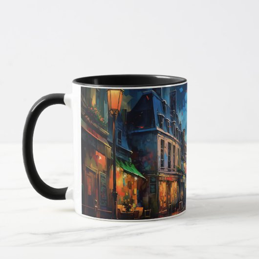 Mug Rue parisienne, Tour Eiffel : Un Paris captivant (Gauche)