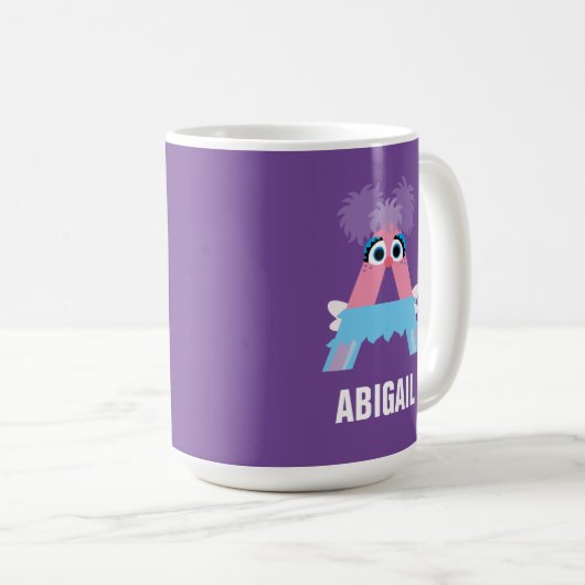 Mug Rue Sésame | A est pour Abby (Devant droit)