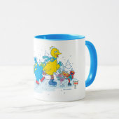 Mug Rue Sésame | Amis patineurs (Devant droit)