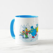 Mug Rue Sésame | Amis patineurs (Devant gauche)