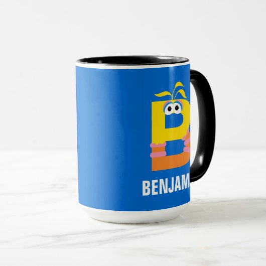 Mug Rue Sésame | B est pour Big Bird (Devant droit)