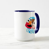 Mug Rue Sésame | Badge Elmo & Tango (Devant droit)