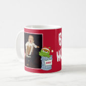 Mug Rue Sésame | Bah Humbug Oscar avec photo (Devant gauche)