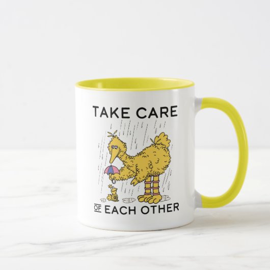 Mug Rue Sésame | Big Bird Prenez soin de vous (Droite)