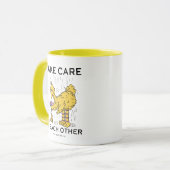 Mug Rue Sésame | Big Bird Prenez soin de vous (Devant gauche)