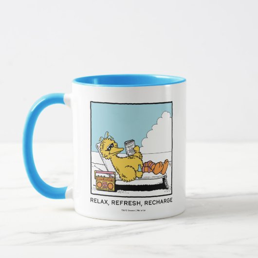 Mug Rue Sésame | Big Bird Relax Refresh Recharge (Gauche)