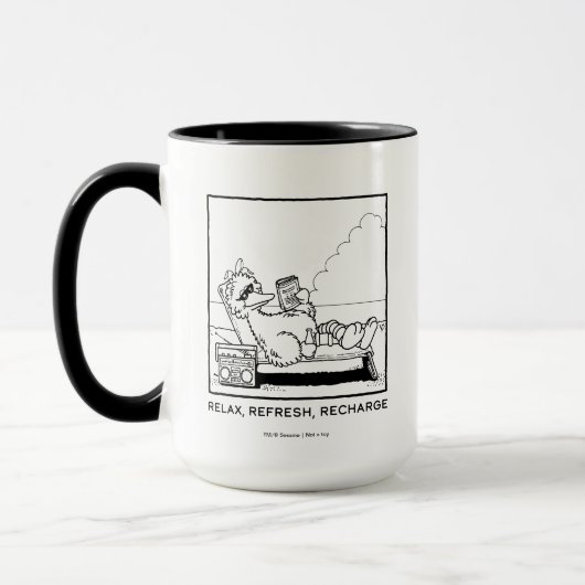 Mug Rue Sésame | Big Bird Relax Refresh Recharge (Gauche)