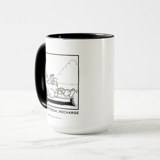 Mug Rue Sésame | Big Bird Relax Refresh Recharge (Devant gauche)