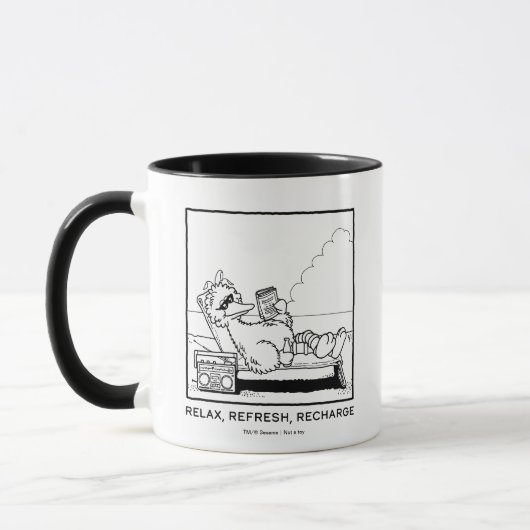 Mug Rue Sésame | Big Bird Relax Refresh Recharge (Gauche)