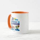 Mug Rue Sésame | Compte à rebours pour Halloween (Devant gauche)
