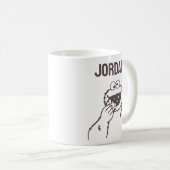 Mug Rue Sésame | Cookie Monster | Ajouter Votre Nom (Devant droit)