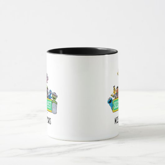 Mug Rue Sésame | Couleur complète avec Pals | Ajouter  (Centre)