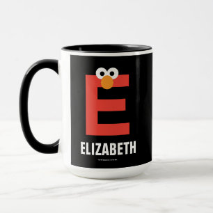 Mug Rue Sésame   E est pour Elmo