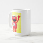 Mug Rue Sésame | Elmo avec Goldfish (Devant gauche)