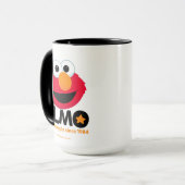 Mug Rue Sésame | Elmo Beaucoup de rires depuis 1984 (Devant gauche)