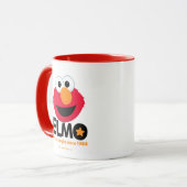 Mug Rue Sésame | Elmo Beaucoup de rires depuis 1984 (Devant gauche)