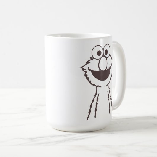 Mug Rue Sésame | Elmo Bright (Devant droit)
