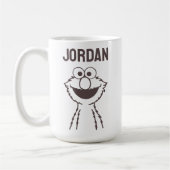 Mug Rue Sésame | Elmo Bright | Ajouter Votre Nom (Gauche)