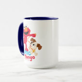 Mug Rue Sésame | Elmo & Tango en course (Devant gauche)