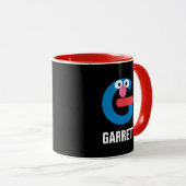 Mug Rue Sésame | G est pour Grover (Devant droit)
