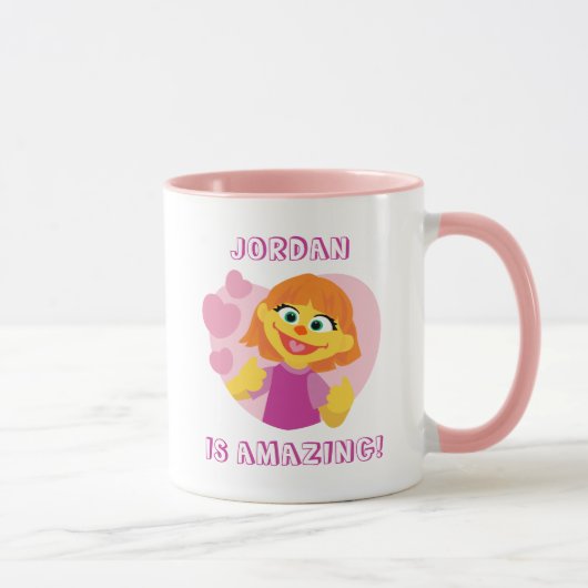 Mug Rue Sésame | Julia Cœur Rose (Droite)