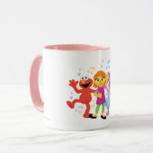 Mug Rue Sésame | Julia, Elmo & Abby Dancing (Devant gauche)