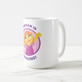 Mug Rue Sésame | Julia Holding Feather (Devant droit)