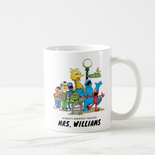 Mug Rue Sésame | Le plus grand enseignant du monde (Droite)