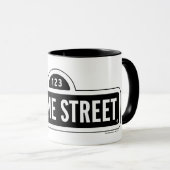 Mug Rue Sésame | Logo B&W (Devant droit)