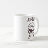 Mug Rue Sésame | Lumière de Grover | Ajouter Votre Nom (Devant droit)