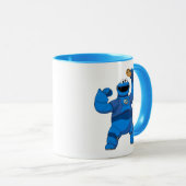 Mug Rue Sésame | Méca Builders Cookie Monster (Devant droit)