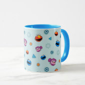 Mug Rue Sésame | Méca Builders Face Motif (Devant droit)