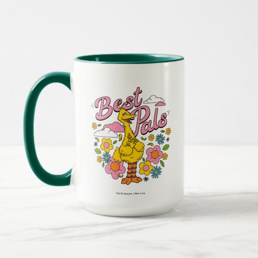 Mug Rue Sésame | Meilleurs potes d'oiseaux jaunes (Gauche)