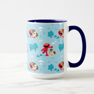 Mug Rue Sésame   Motif Elmo & Tango